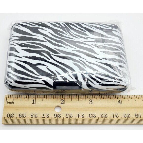 RFID Blocking Credit Card Holder Pocket Purse Case Security Wallet US Zebra - Picture 1 of 3